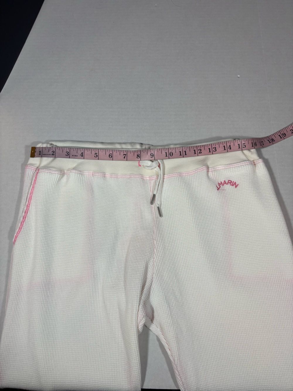 J.Marin The Thermal Jogger - Natural NWT Large Organic Cotton Waffle lounge - Picture 12 of 14